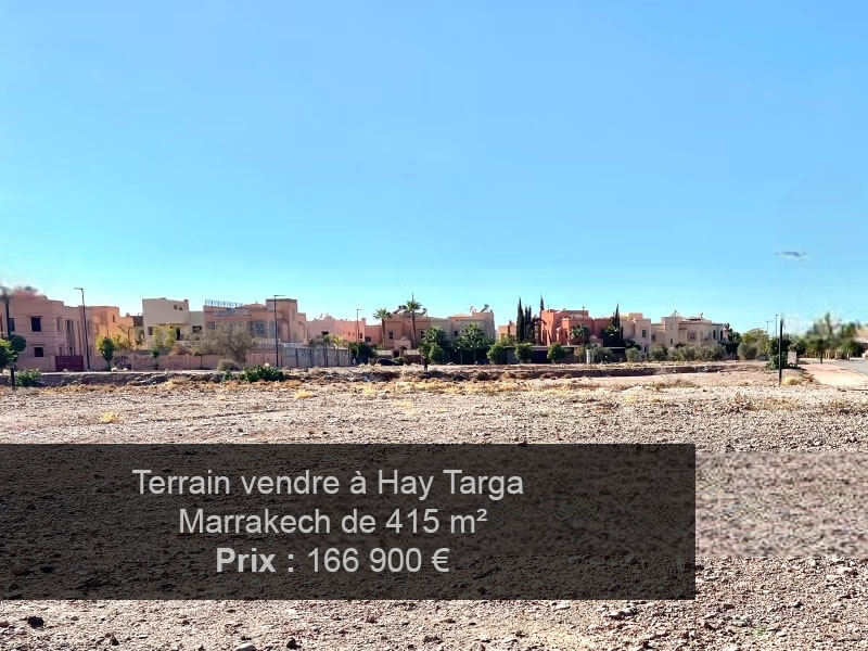 Terrain à vendre Hay Targa Marrakech